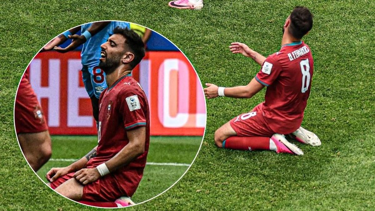 Biểu cảm của Fernandes khi Ronaldo bỏ lỡ cơ hội - Tạp chí Tri thức