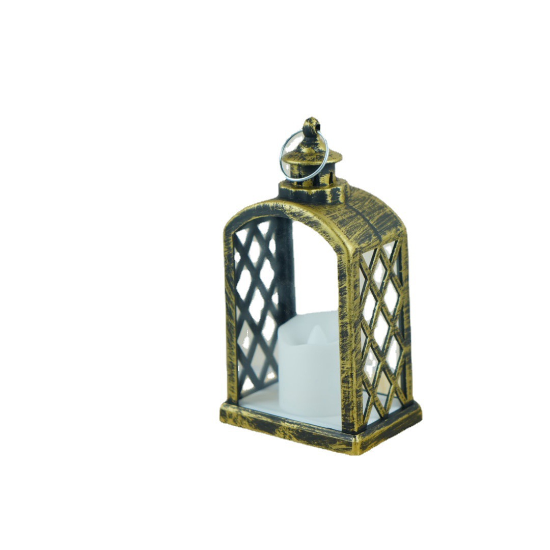 Decorative LED Lantern with Flame Effect