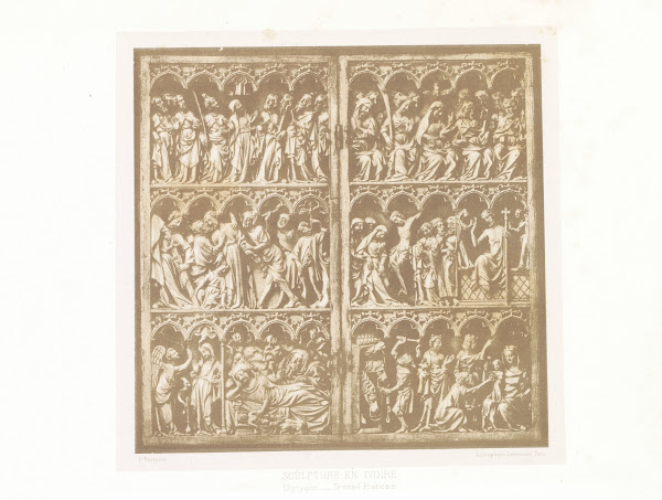 Diptyque  Travail Français 1859 1864