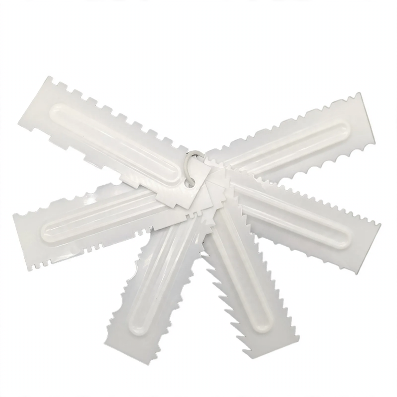 Stainless Steel 6-Piece Dough Scraper Set