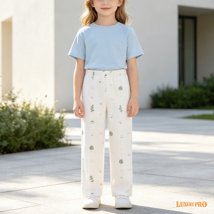 AOP GLK Raglan Sleeve Set For Children - Pants Pocket
