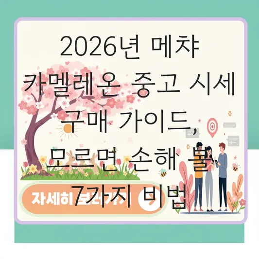 메챠 카멜레온 중고 시세 구매 가이드