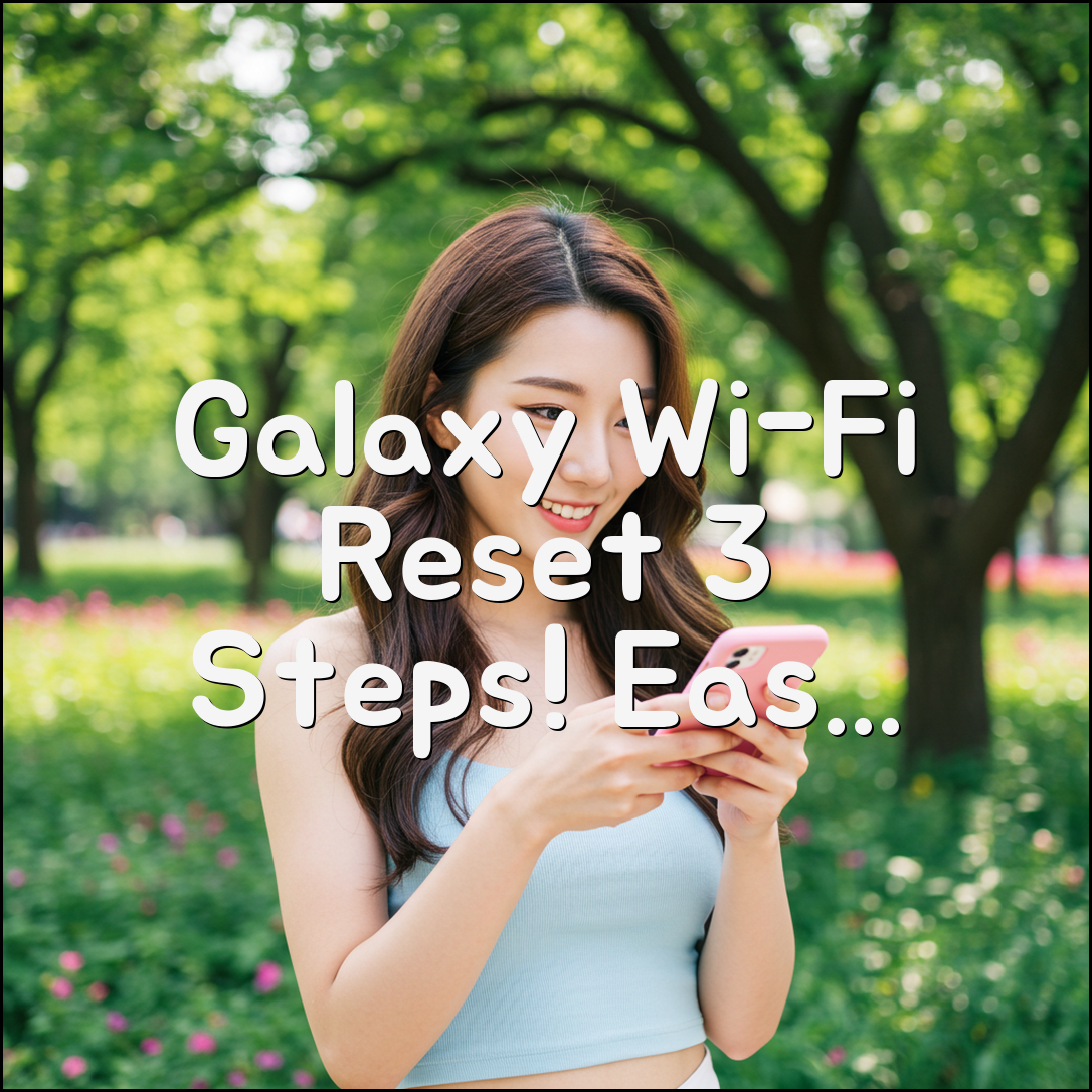 갤럭시 Wi-Fi 초기화, 3단계로 끝내기