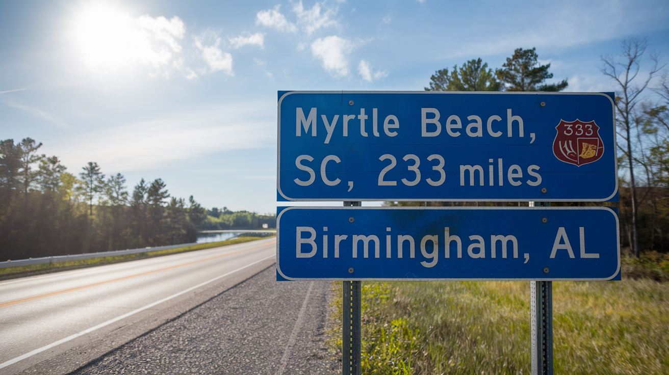 How Far Is Myrtle Beach from Birmingham? Travel & Stay Guide