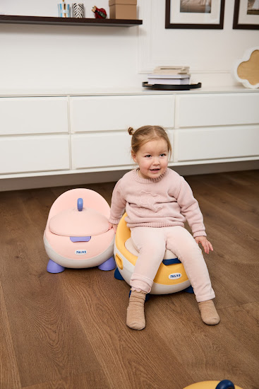 Children's potty Twins Penguin yellow