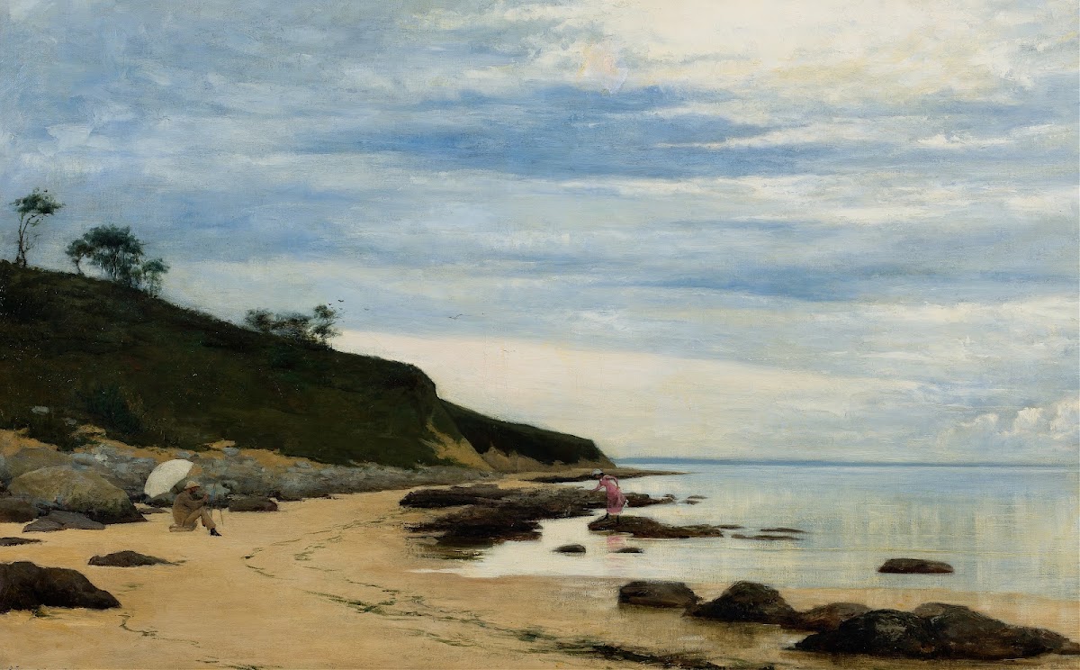 Plein Air Painter at the Coast 1881