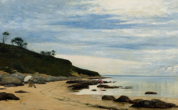 Plein Air Painter at the Coast 1881