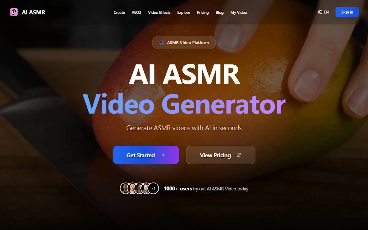 Captura de AI ASMR