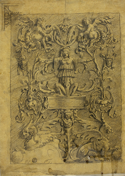 Decorative Design With Putti And Griffins