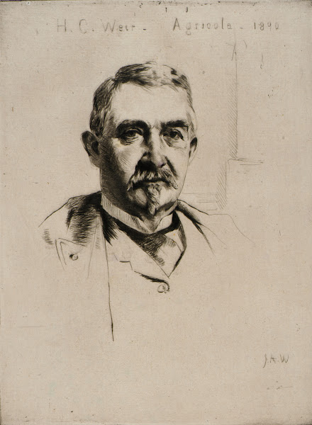 Portrait of Colonel HC Weir Agricola 1890