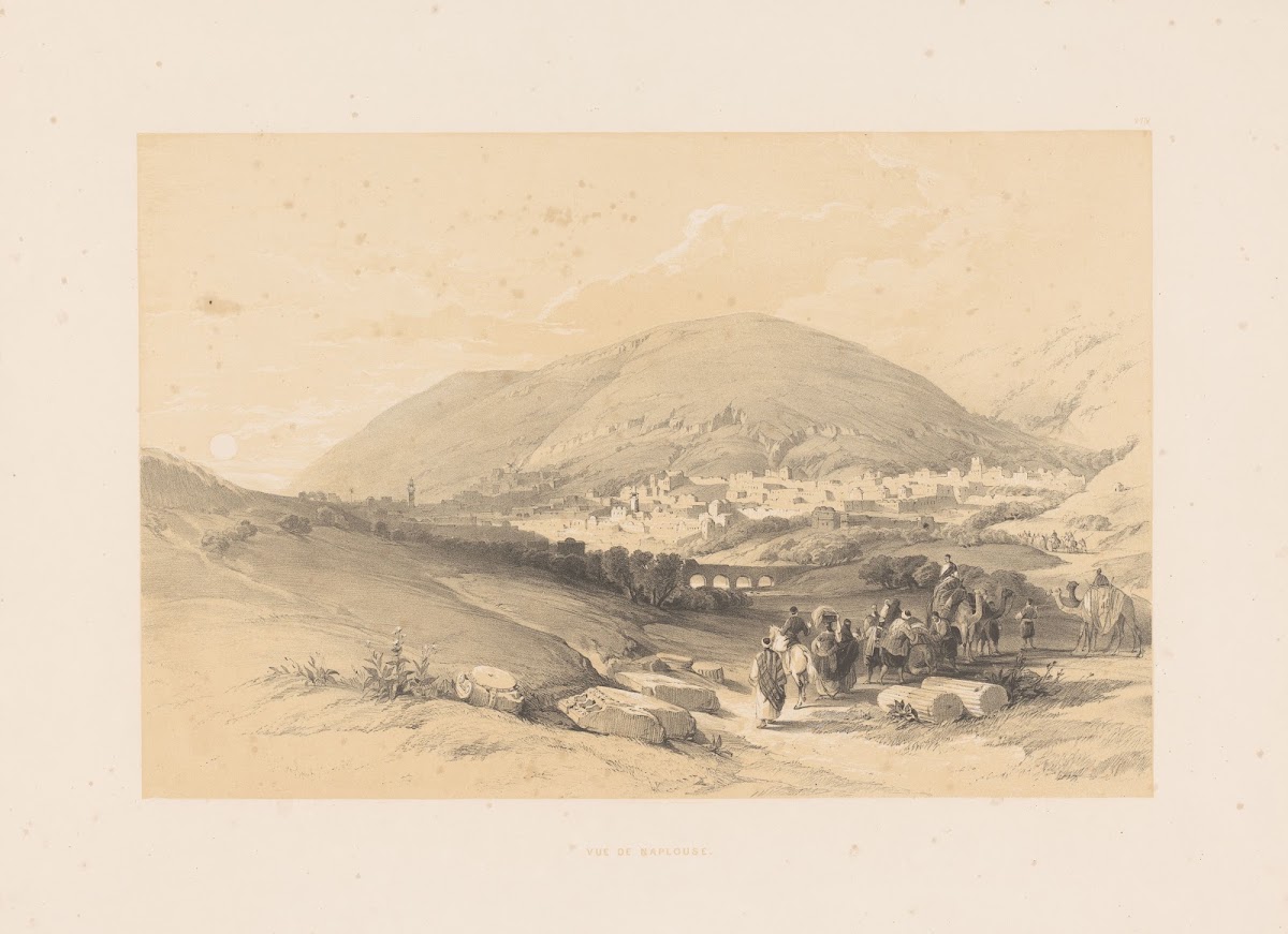 Vue de Naplouse 1852