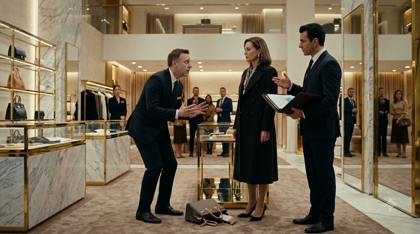 The Luxury Store Manager Threw A Woman’s Handbag On The Floor — Then He Learned She Had Bought His Entire Company