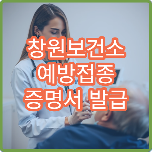 창원보건소 예방접종 증명서 발급 방법 온라인 출력 가능할까