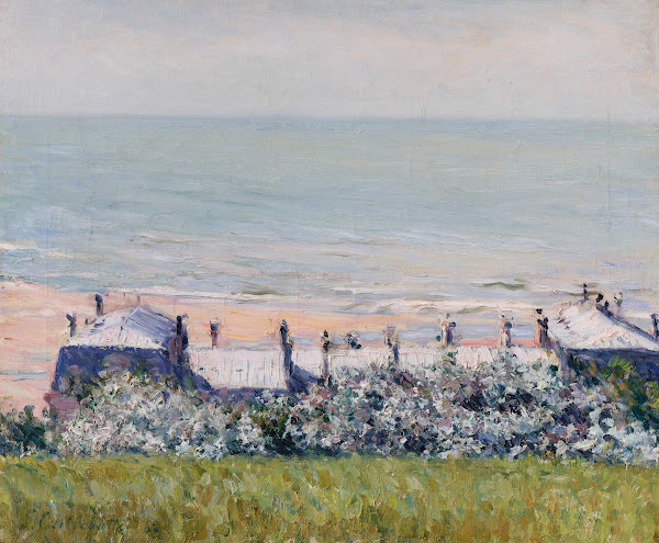 Les toits de lHôtel des Roches Noires Trouville 1882