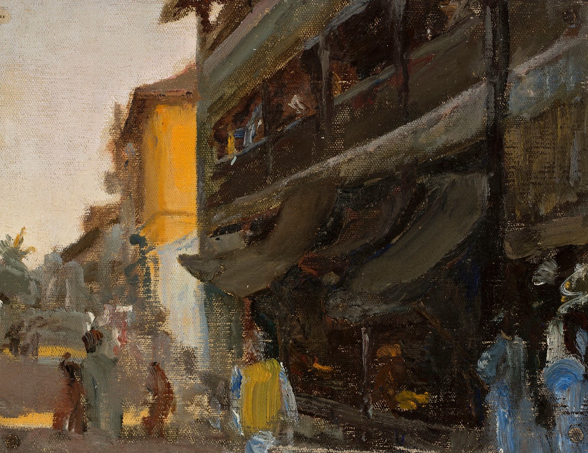 Mumbai  street From the journey to India 1907