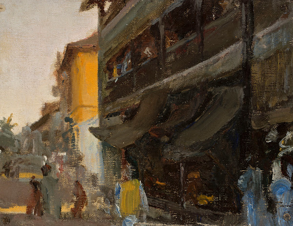 Mumbai  street From the journey to India 1907