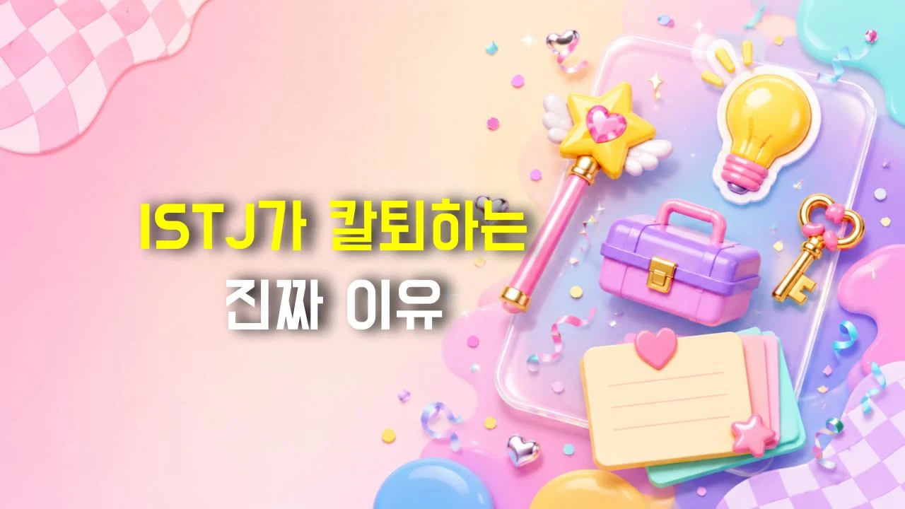 ISTJ가 칼퇴하는 진짜 이유