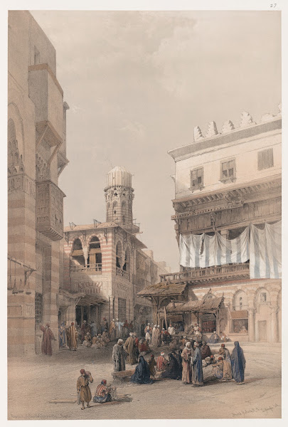Bazaar of the coppersmiths Cairo 1846 1849