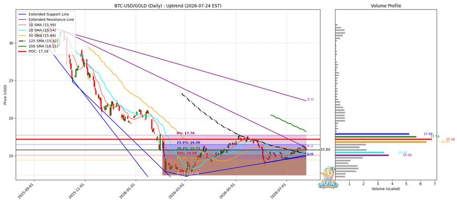 BTC vs Gold 비교