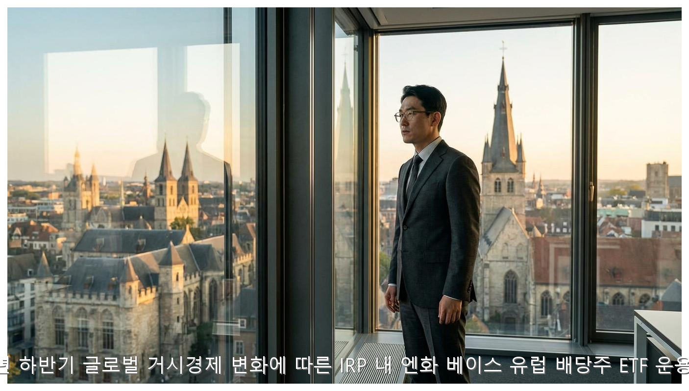 2026년 하반기 글로벌 거시경제 변화에 따른 IRP 내 엔화 베이스 유럽 배당주 ETF 운용 전략 핵심 안내 및 분석 인포그래픽 (8)