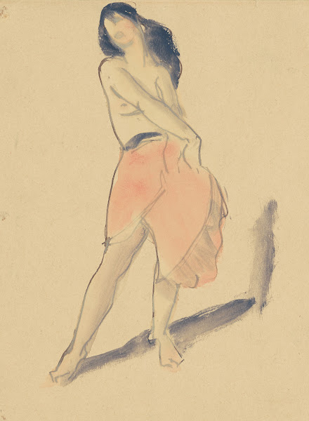 Dancer in a Red Skirt No 2 c 1912
