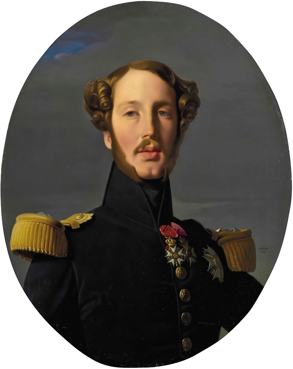 Portrait Of Ferdinand Philippe Louis Charles Henri Of Bourbon Orleans Duke Of Or
