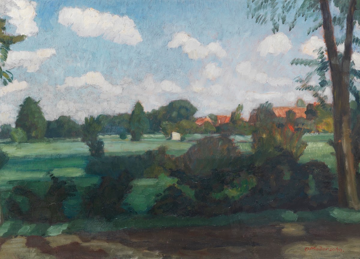 Sommerliche Wiesen bei Fischerhude 1920