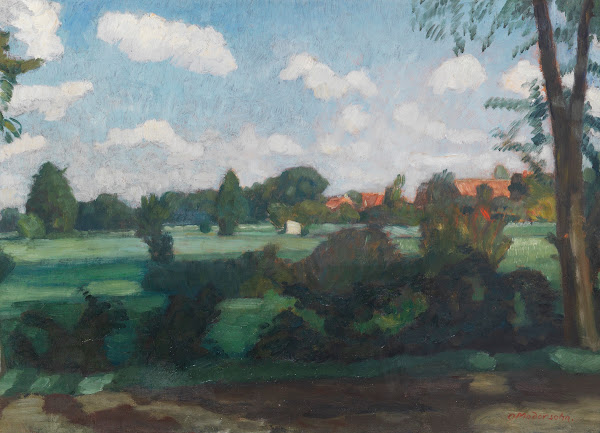 Sommerliche Wiesen bei Fischerhude 1920
