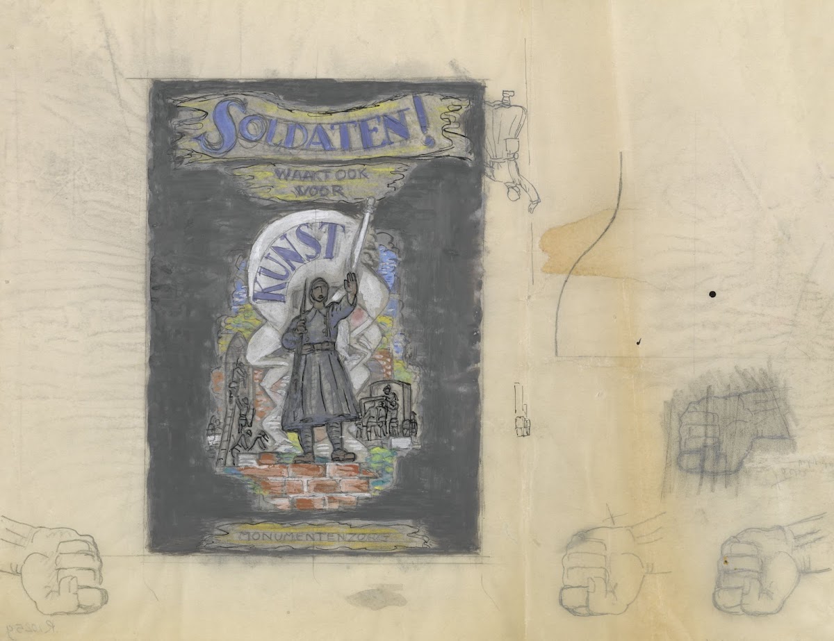Soldaten Waakt ook voor kunst 1939