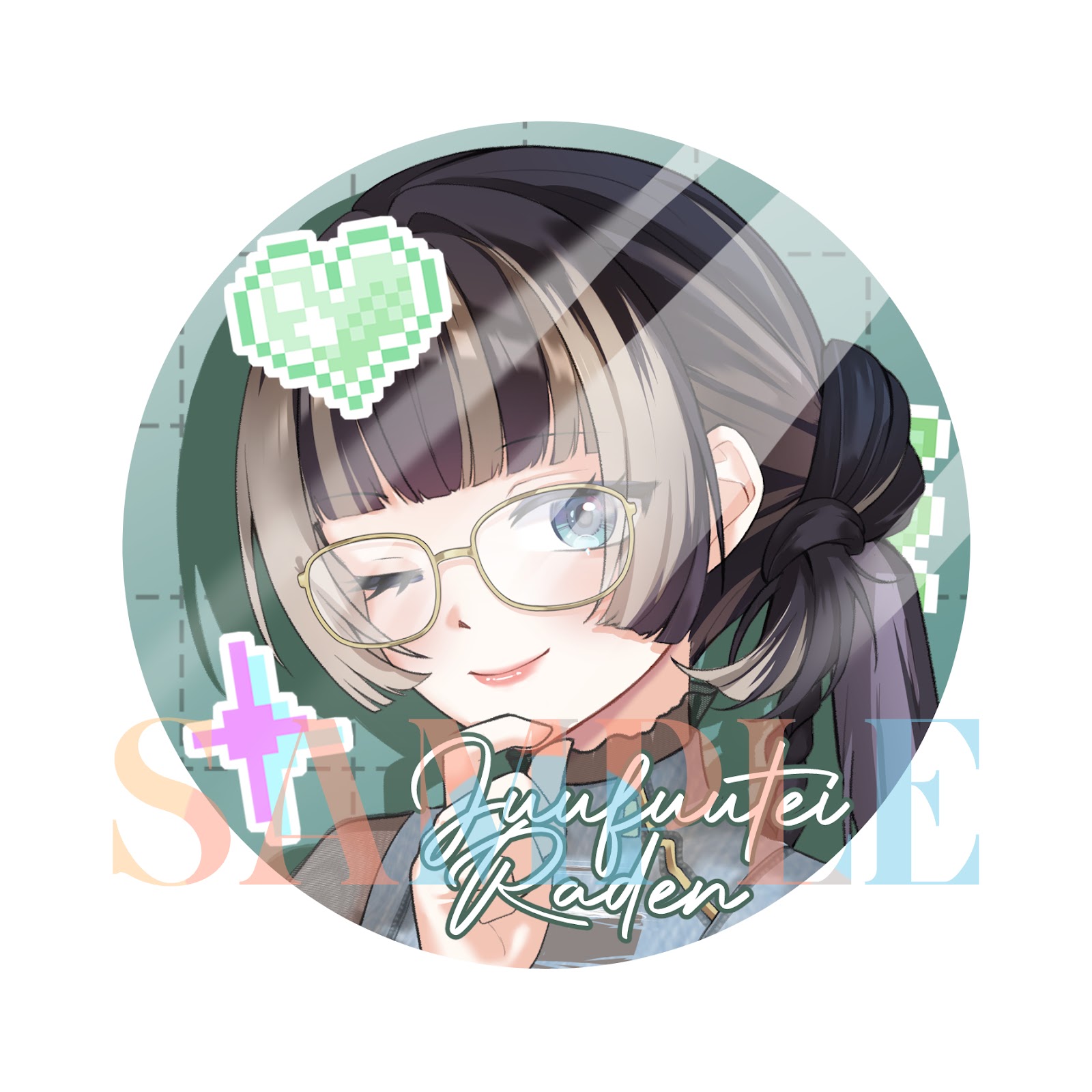 Juufuutei Raden Idol Outfit Metal Badge By Hiudarat