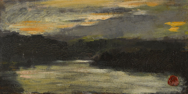 Effet de ciel sur une rivière