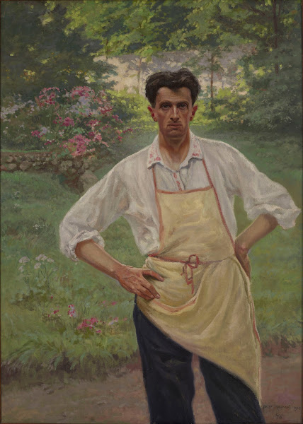 Self portrait in the garden 1924
