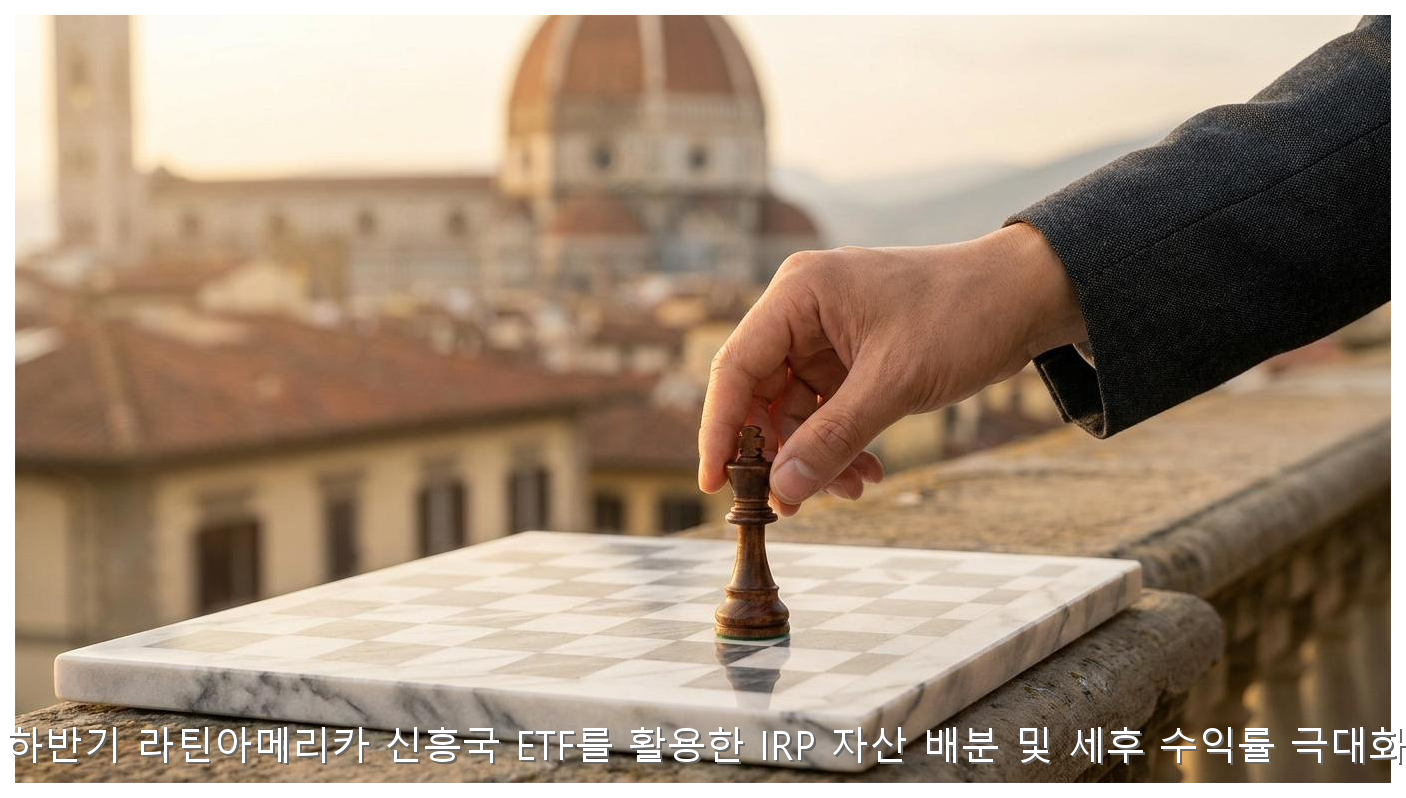 2026년 하반기 라틴아메리카 신흥국 ETF를 활용한 IRP 자산 배분 및 세후 수익률 극대화 가이드 핵심 안내 및 분석 인포그래픽 (6)