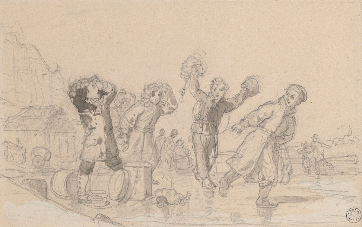 Children in the Skating Rink 1872