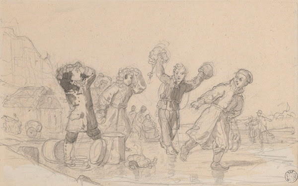 Children in the Skating Rink 1872