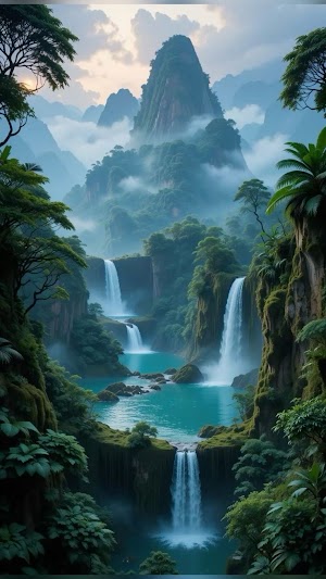 Jungle Waterfall Picture