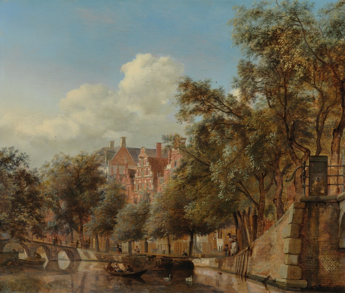 The Herengracht Amsterdam Viewed from the Leliegracht circa 1660 1670