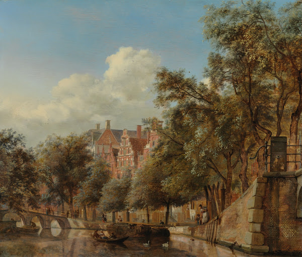The Herengracht Amsterdam Viewed from the Leliegracht circa 1660 1670