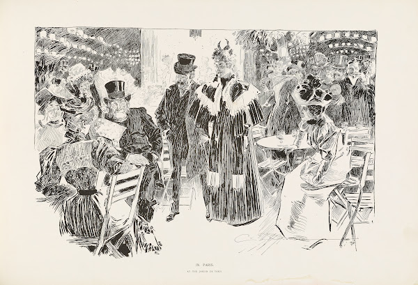 In Paris  At the Jardin de Paris 1896