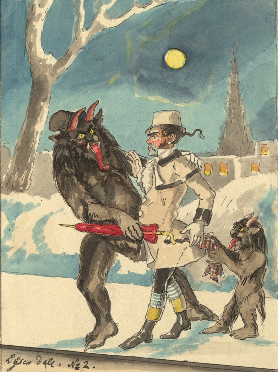 Scene mit Staberl 1847