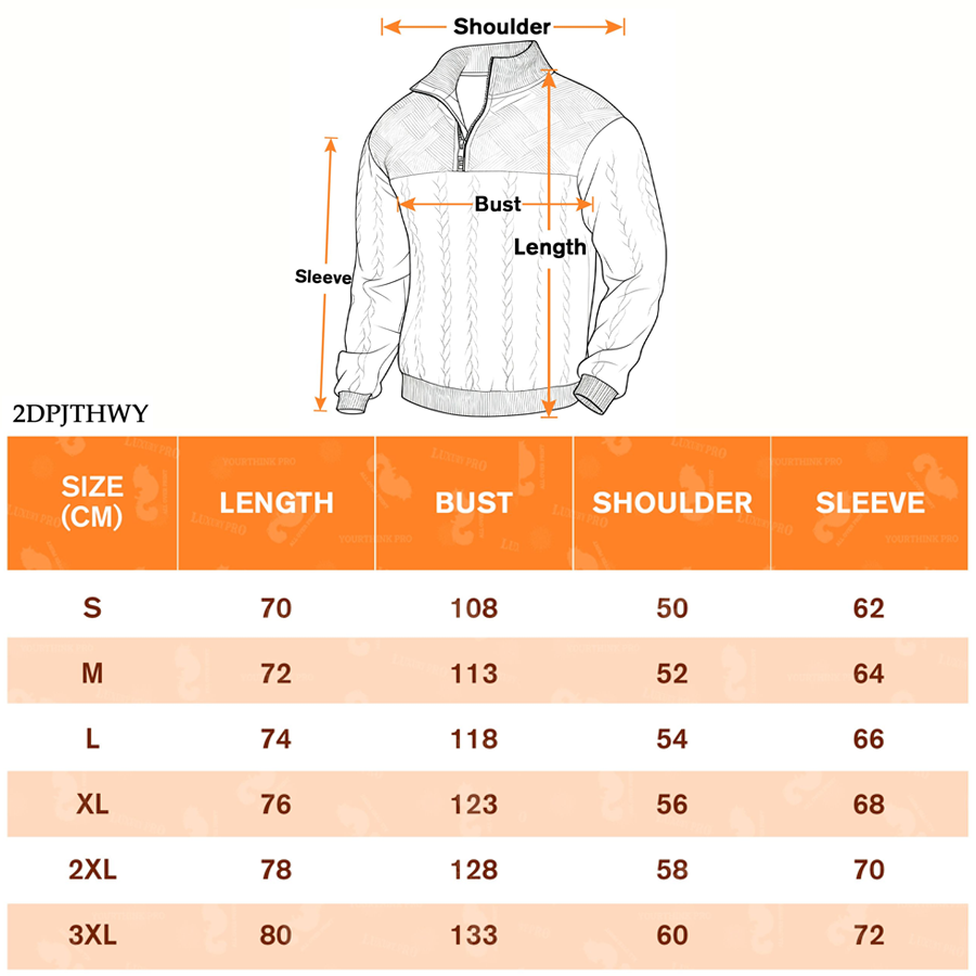 2D Spliced Jacquard Long Sleeve Sweatshirt