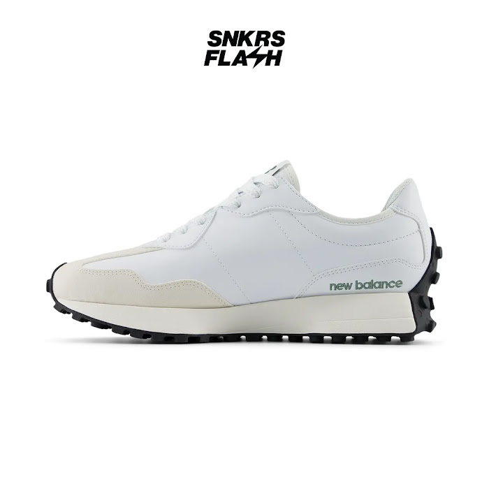 NEW BALANCE 327 WHITE DARK JUNIPER - Size 42