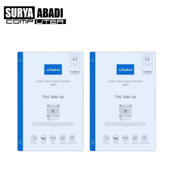 Screen Protector Vivan VSP01T Basic 2 Crystal