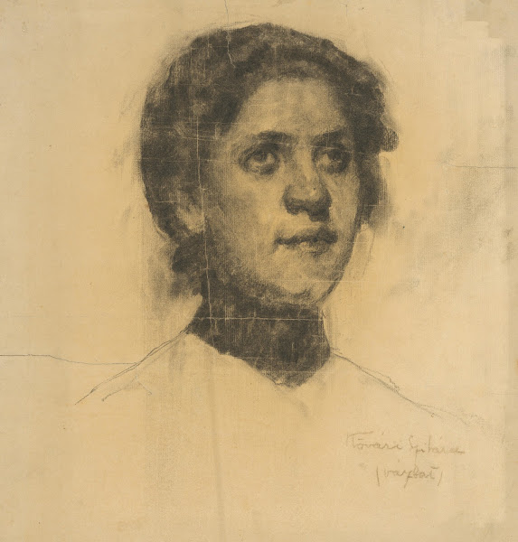 Štúdia hlavy dievčaťa 19041906