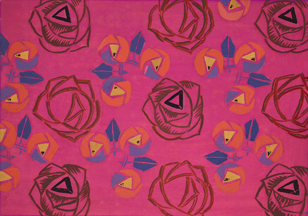 Untitled Textile design no V circa 1925
