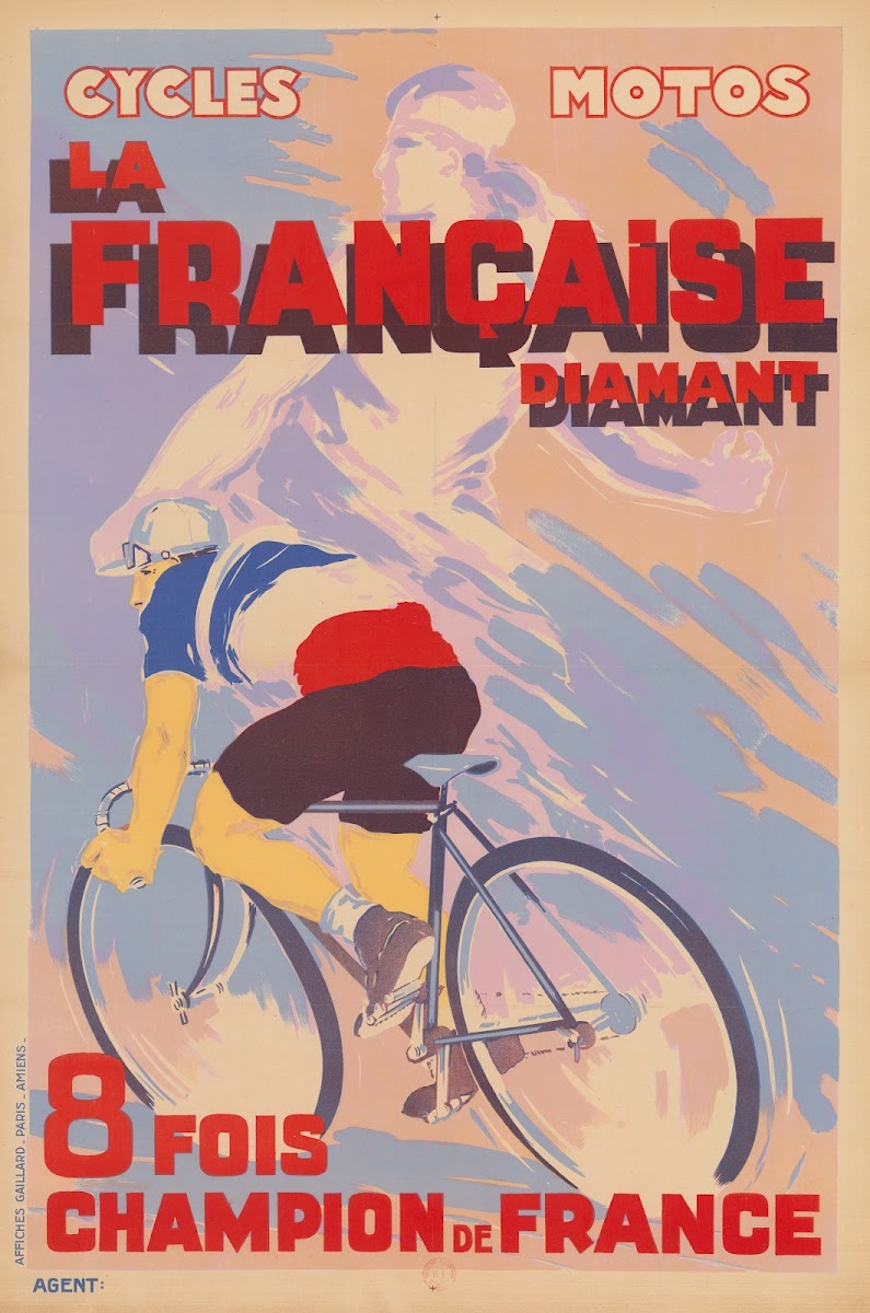 Cycles motos La Française Diamant 8 fois champion de France 1931
