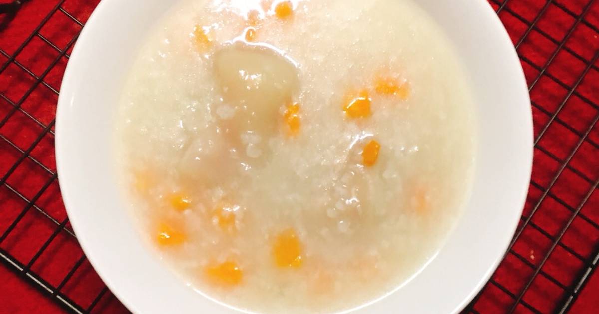 Cháo móng giò cà rốt