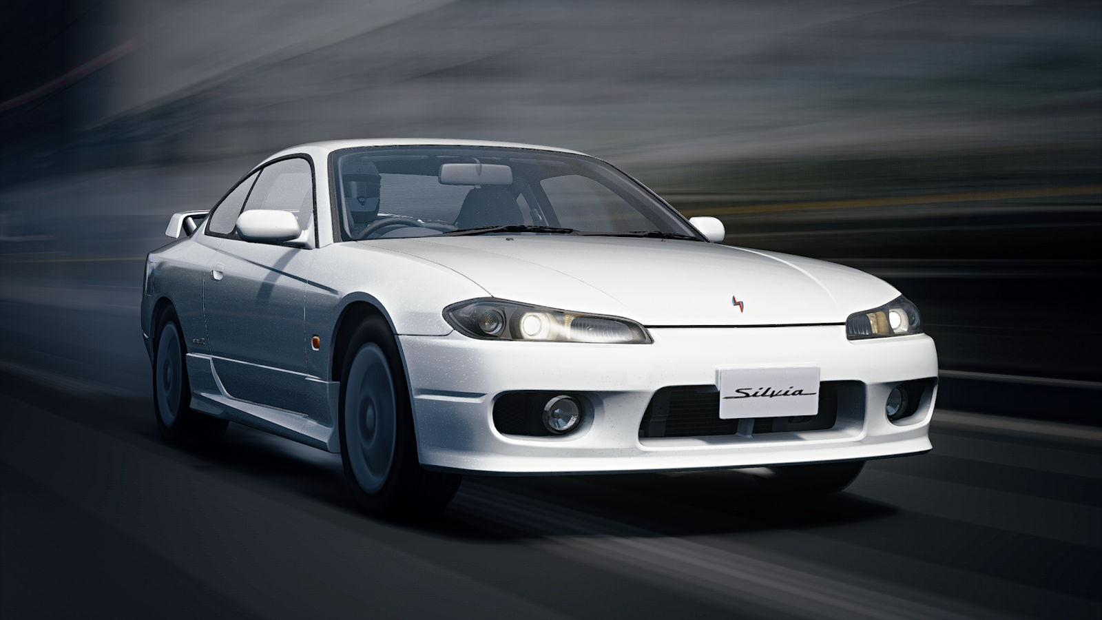 White Nissan Silvia S15 Spec-R - Automotive Photography 4K Wallpaper (3840x2160)
