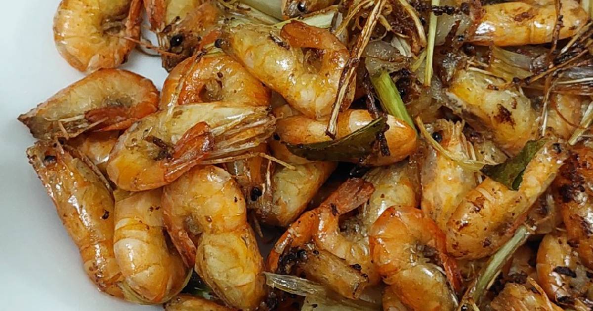 Tôm nước ngọt rang mắm