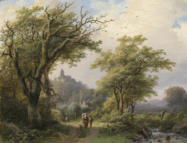 Wanderer am Bach 1854